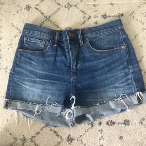 Higher waisted madewell shorts